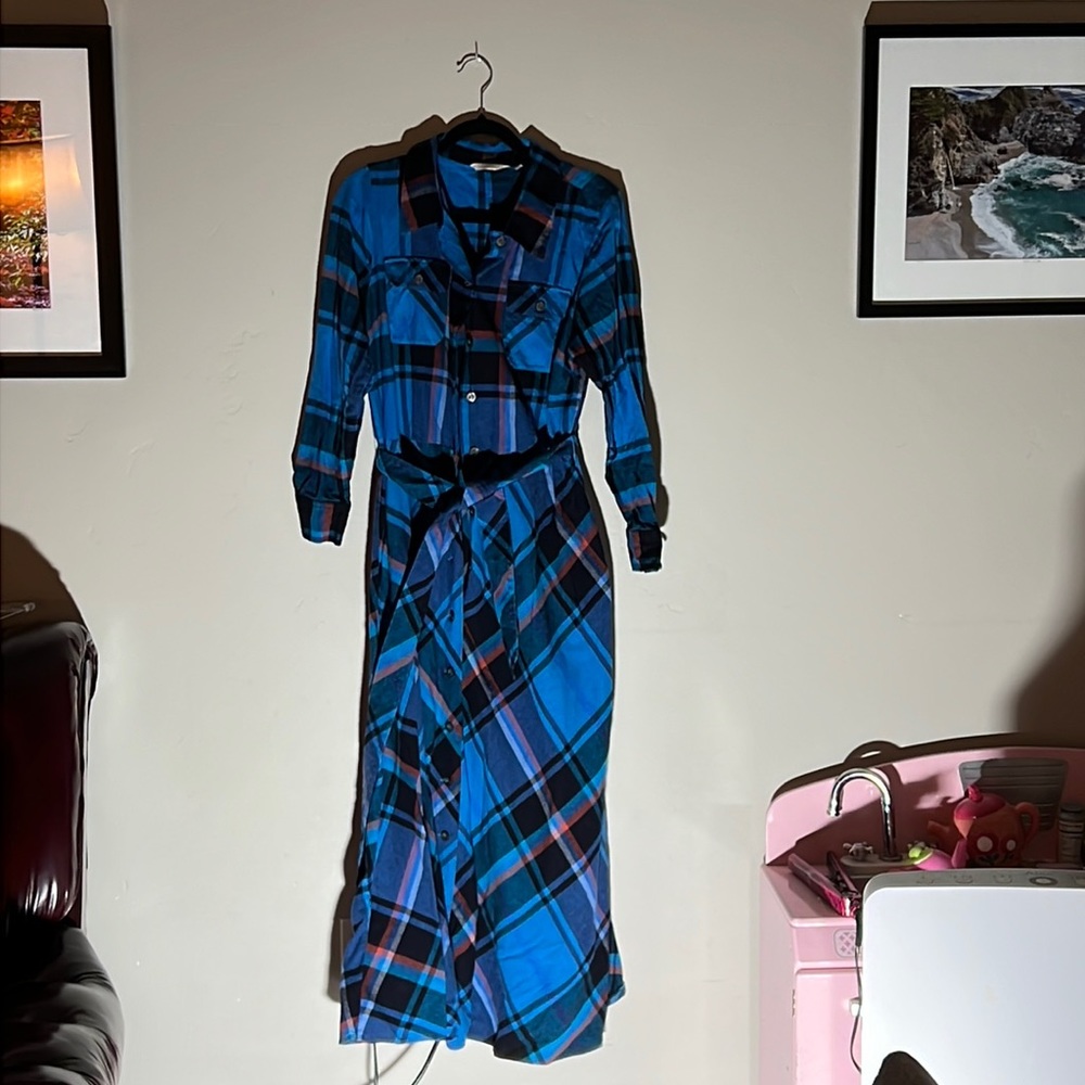 Soft Surroundings Flannel Dress